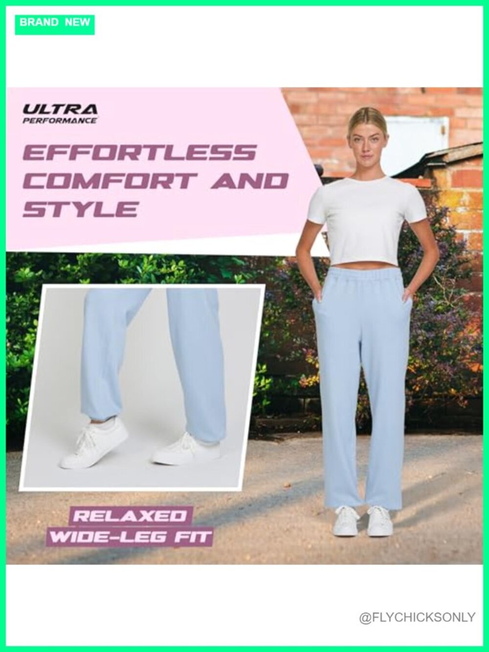 Wide Leg Joggers 3 Pack with Pockets Sweatpants for Women Ultra Soft Fleece - Picture 4 of 7